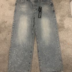 Baggy Purple jeans