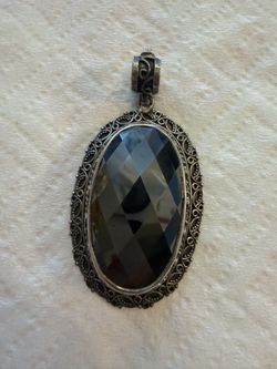 Hematite Sterling Pendant 