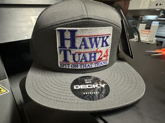 Hawk Tuah 7 Panel Hat SnapBack Trucker - Patriotic Theme