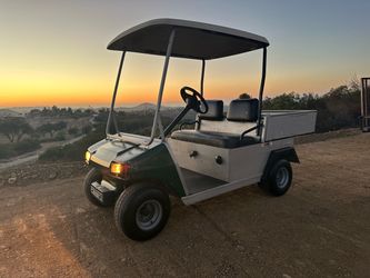 Golf cart carryall ezgo gas engine dump bed gator cushman