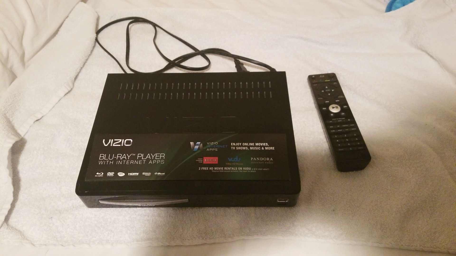 Vizio blu ray player