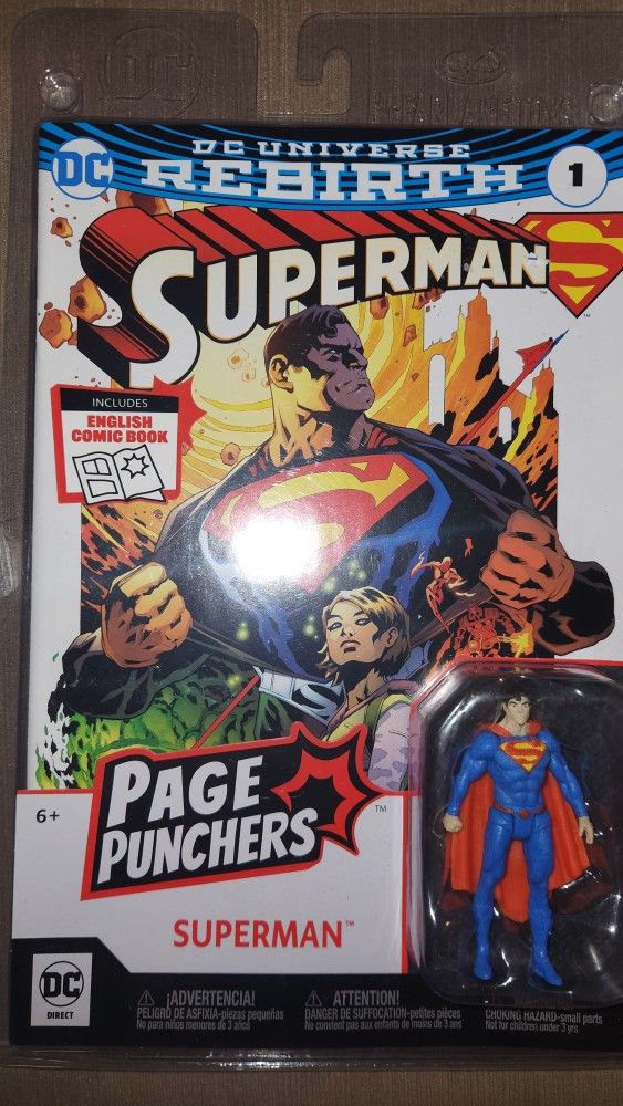 McFarlane DC Superman Rebirth Page Punchers