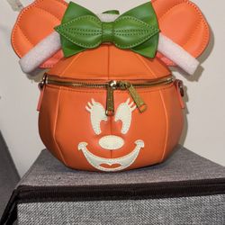 loungefly disney pumpkin Bag Purse