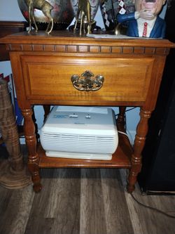 Antique end table