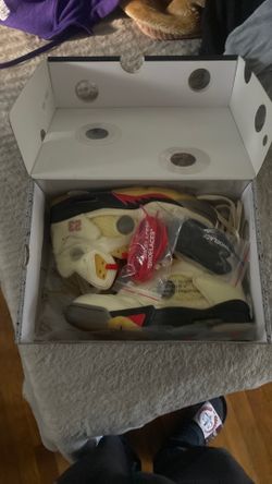 Jordan 5 off white