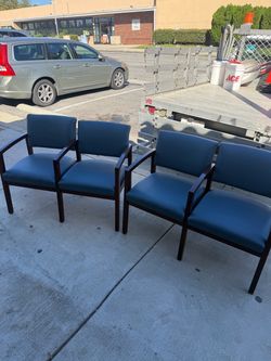 2 Seat Combo Waiting Chairs