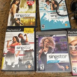 Sing star For PlayStation 2 And 3