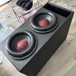 2 audio pipe 12s 4 stacks with xl port bass max box