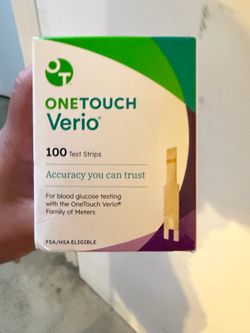 One touch Verio test strips