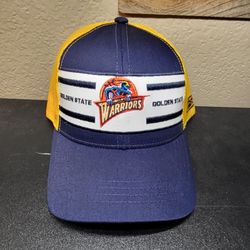 *NEW* Reebok NBA Golden State Warriors Vintage Trucker Hat Cap Snapback