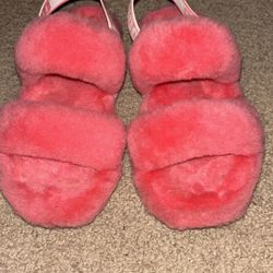 Pink Ugg Sling back Sandal 