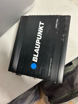 Amp and JBL speaker