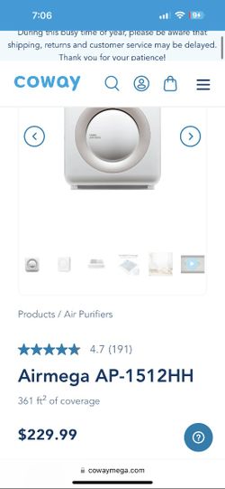 Airmega Air Purifier