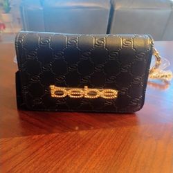 bebe Lil Black Purse 