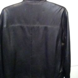 Mens Black Leather Jacket