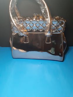 Bronze Cage bag