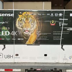 75u8h 75” Hisense Smart 4K ULED Hdr Tv