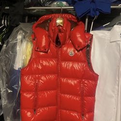 Red Moncler Vest