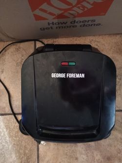 George Foreman Black 4 Serving Grill/Panini Press