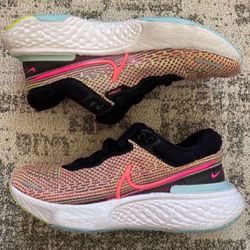 Nike ZoomX Invincible Run Flyknit Volt Athletic Shoes DJ5926 700 Womens Size 8 
