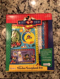 MICKEY FOR KIDS Deluxe Sticker Scrapbook Kit