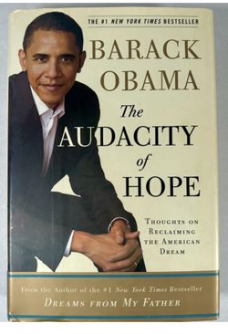 Barack Obama signed book "The Audacity of Hope"