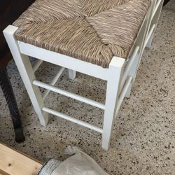 Two (2) Wicker Counter Stool