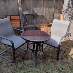 Patio Table & 2 Chairs 