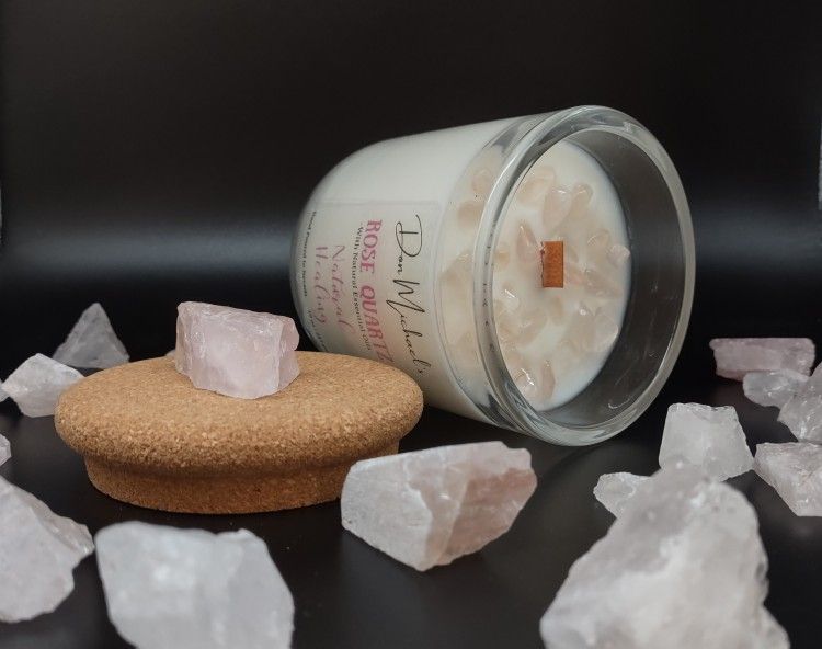 Mother's Day Gift | Luxury Rose Quartz Candle