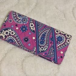 Very Berry Paisley Vera Bradley travel wallet