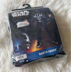 New! Star Wars Darth Vader Costume *Size 10-12