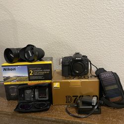 Nikon All Weather D7200 Camera With Two Lenses-DSLR