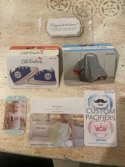 Baby gift Cards Totaling $225