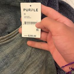Purple jeans size 38