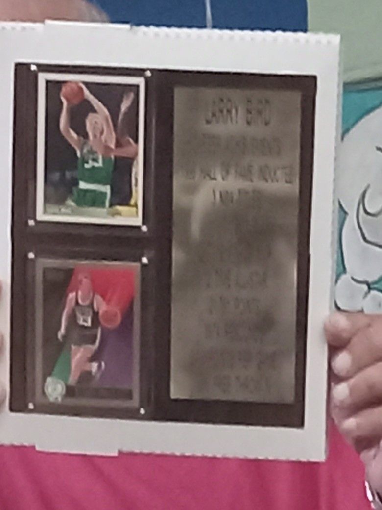 Larry Bird Plaque