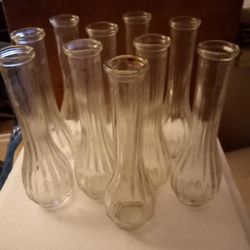 10 Glass Vases