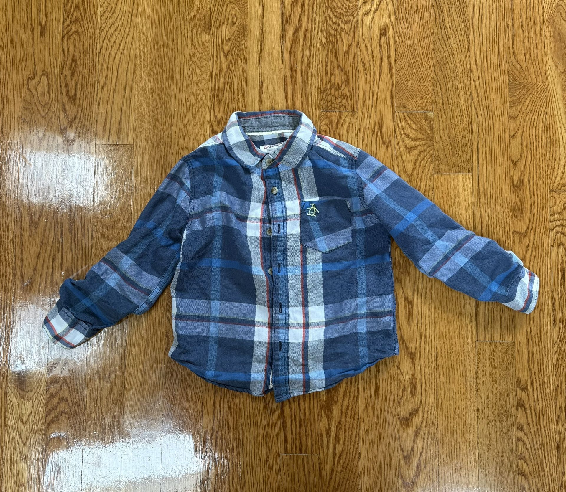 Original Penguin Flannel Shirt (4T, like new)