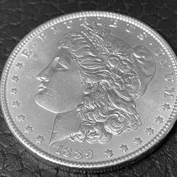 $1 1889 Morgan Dollar, Collectable Coin USA 