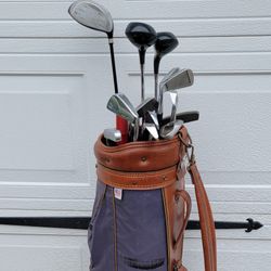 Palmer Golf Bag With Clubs