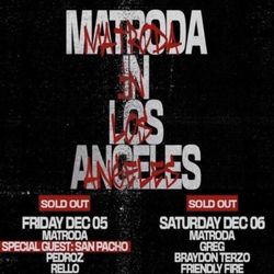 Matroda Saturday 12/6