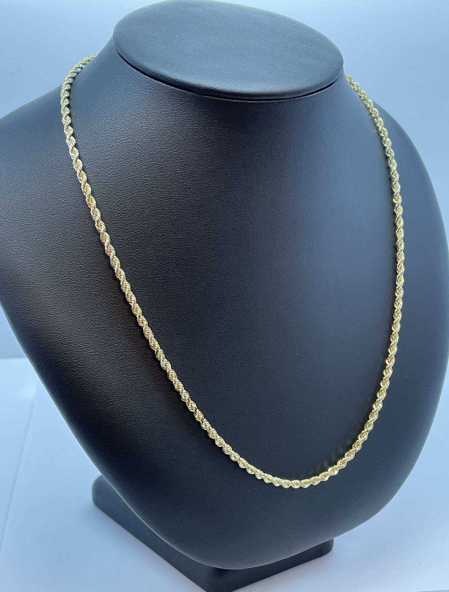 14K Gold Rope Chain.