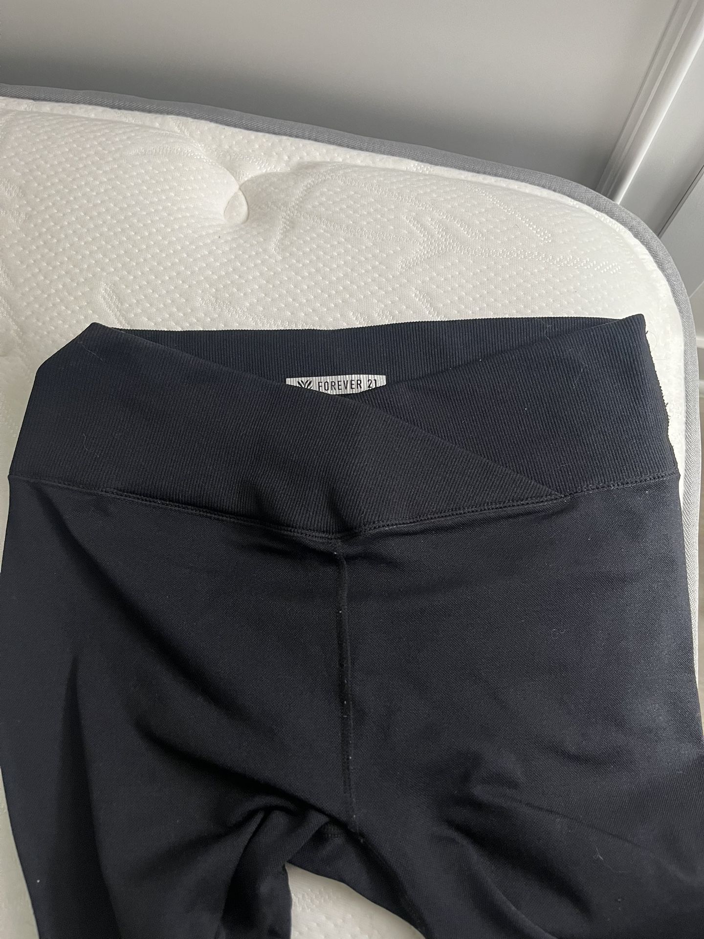 Forever 21 Black Flared Leggings
