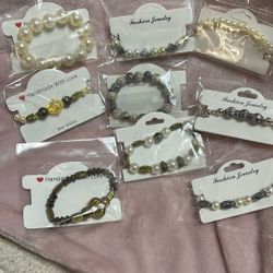 (9pk) Handmade Beautiful Stunning Bracelets (004)
