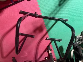 Set of adjustable dip bars exercise fitness resistance training