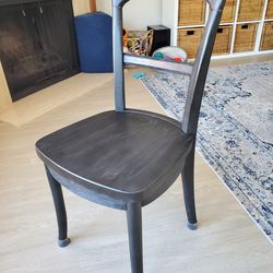 NEW - Pottery Barn Cline Dining Chairs - Charcoal - Set of 2