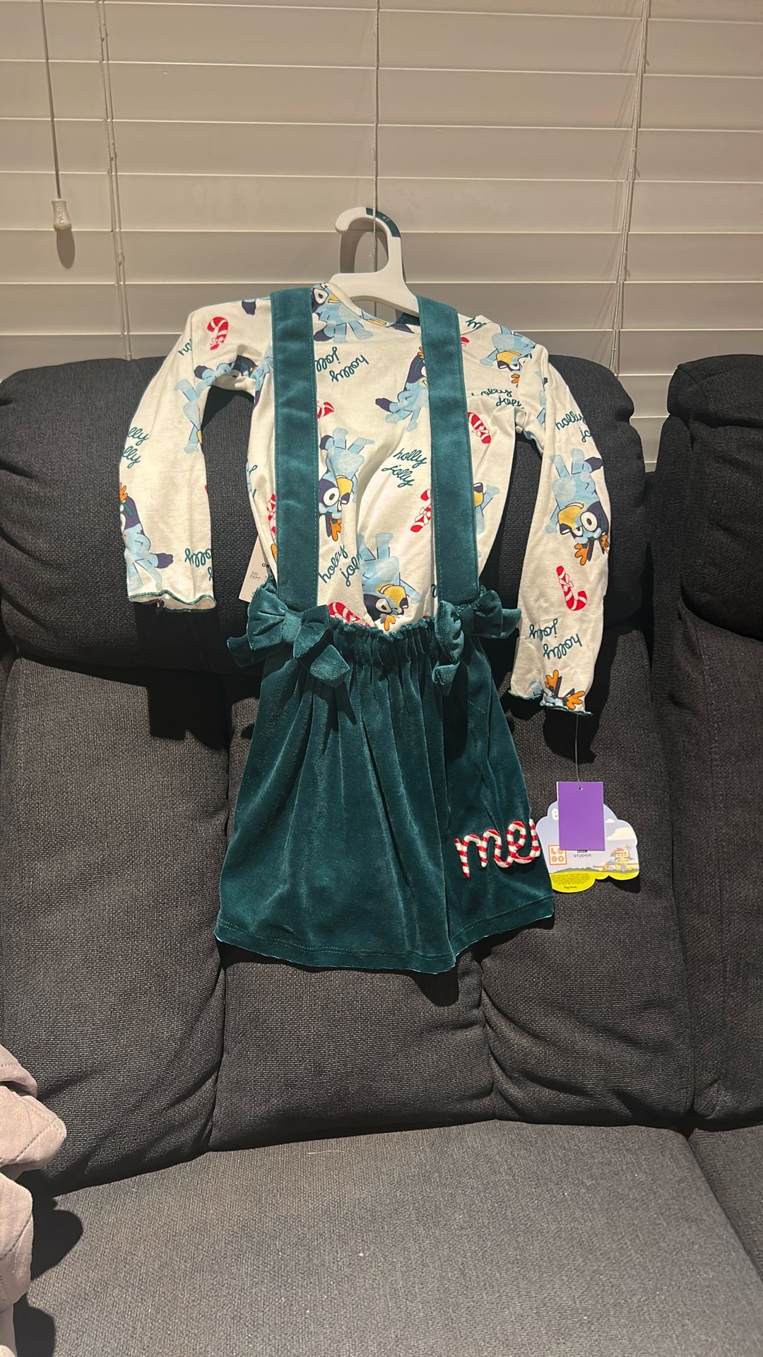 Bluey Toddler Girl Christmas Dress