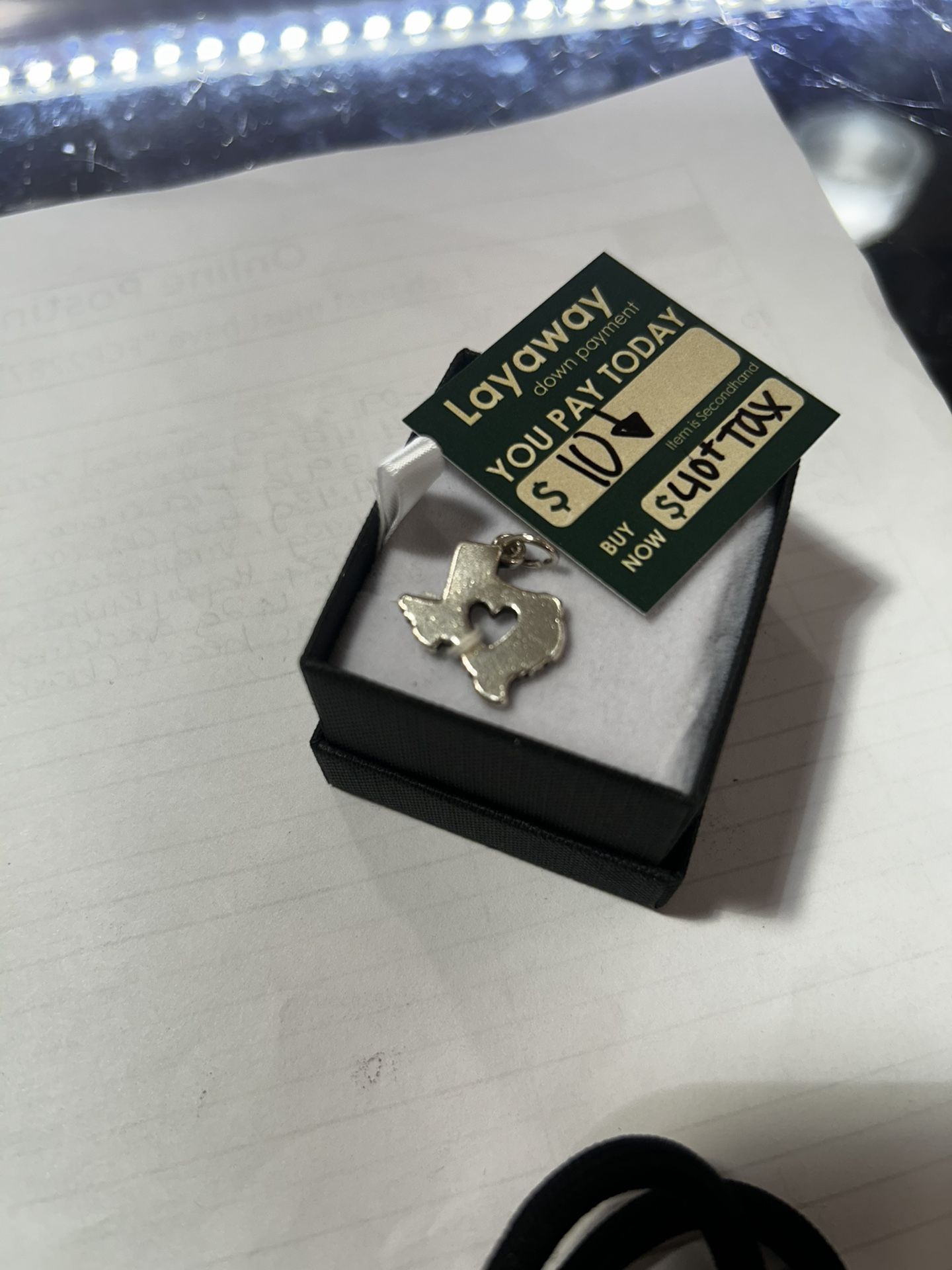 James Avery Texas Heart Charm