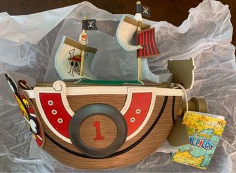 One Piece Going Merry Ship Crossbody Bag
