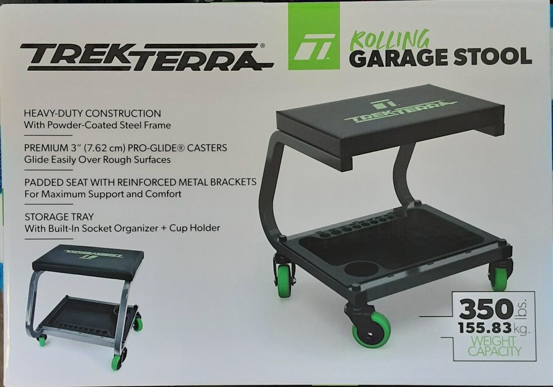 Rolling Garage Stool