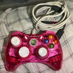 Pink Rock Candy Wired Controller for Microsoft xbox 360